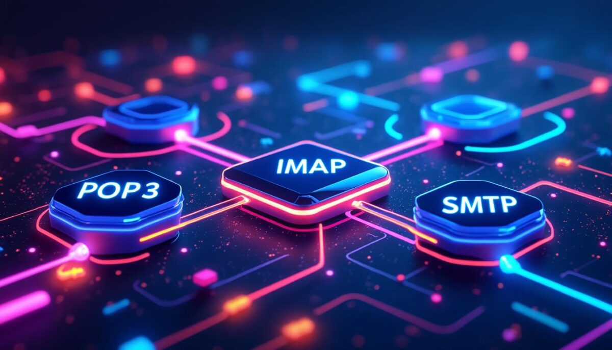 erfahren sie alles über die grundlagen der e-mail-protokolle pop3, imap und smtp, ihre funktionen und wie sie den e-mail-verkehr ermöglichen.