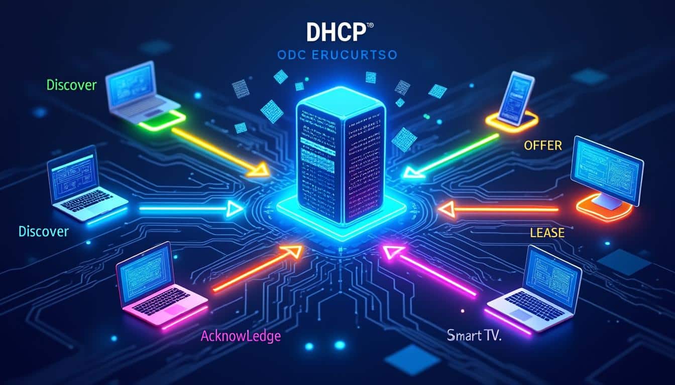 erfahren sie, wie dhcp in 5 einfachen schritten funktioniert und profitieren sie von einer klaren und verständlichen erklärung zur automatischen ip-adressen-verwaltung.